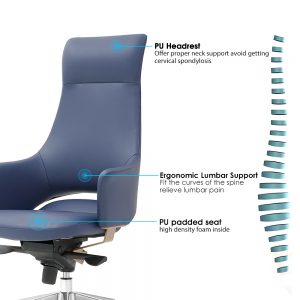 ergonomic leather office chair