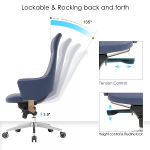 ergonomic leather office chair