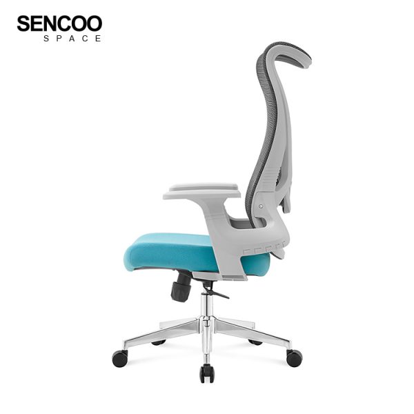 blue office desk chair