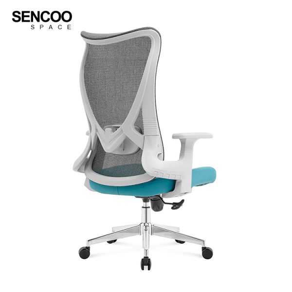 blue office desk chair