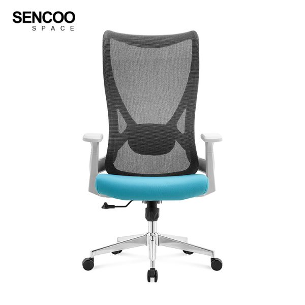 blue office desk chair