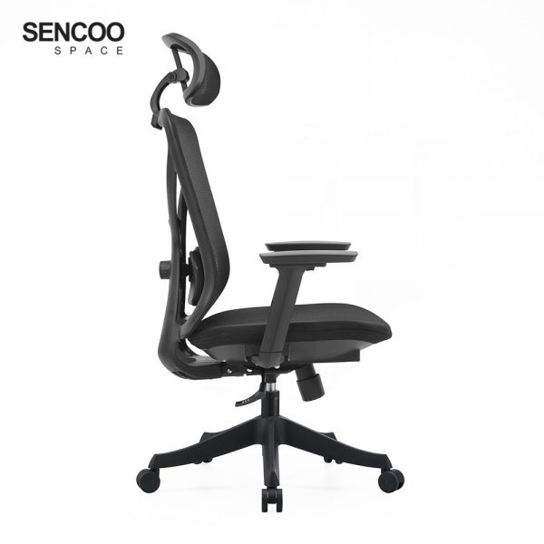 contemporary black office chair