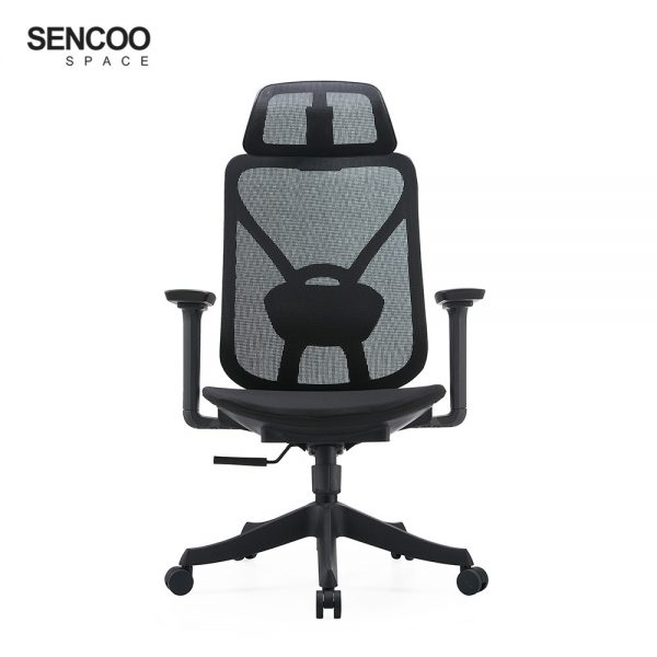 contemporary black office chair