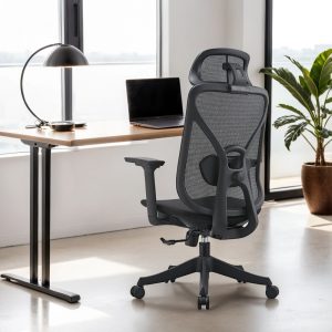 contemporary black office chair