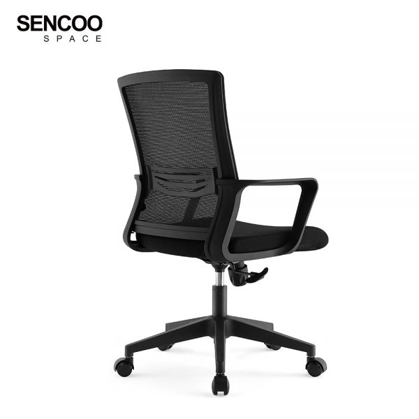 black rolling office chair