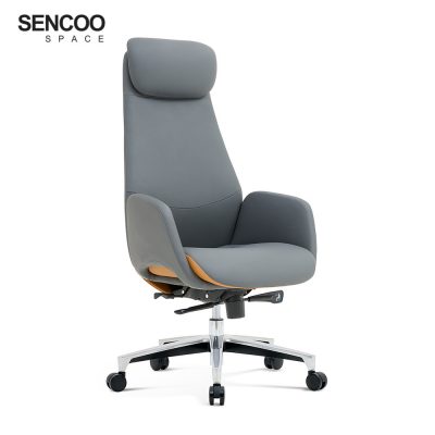 leather high back office chair