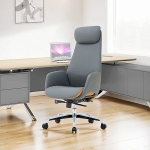 leather high back office chair