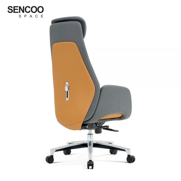 leather high back office chair