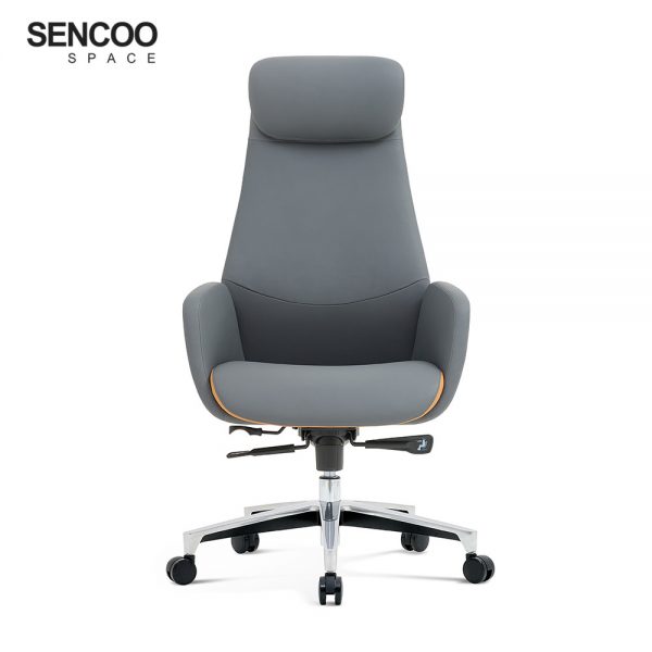 leather high back office chair