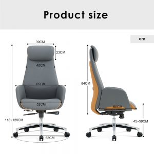 leather high back office chair