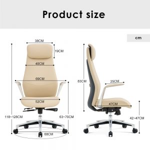 comfortable office chair leather