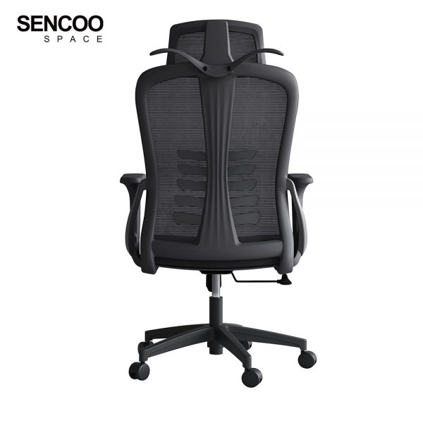 black high back office chair